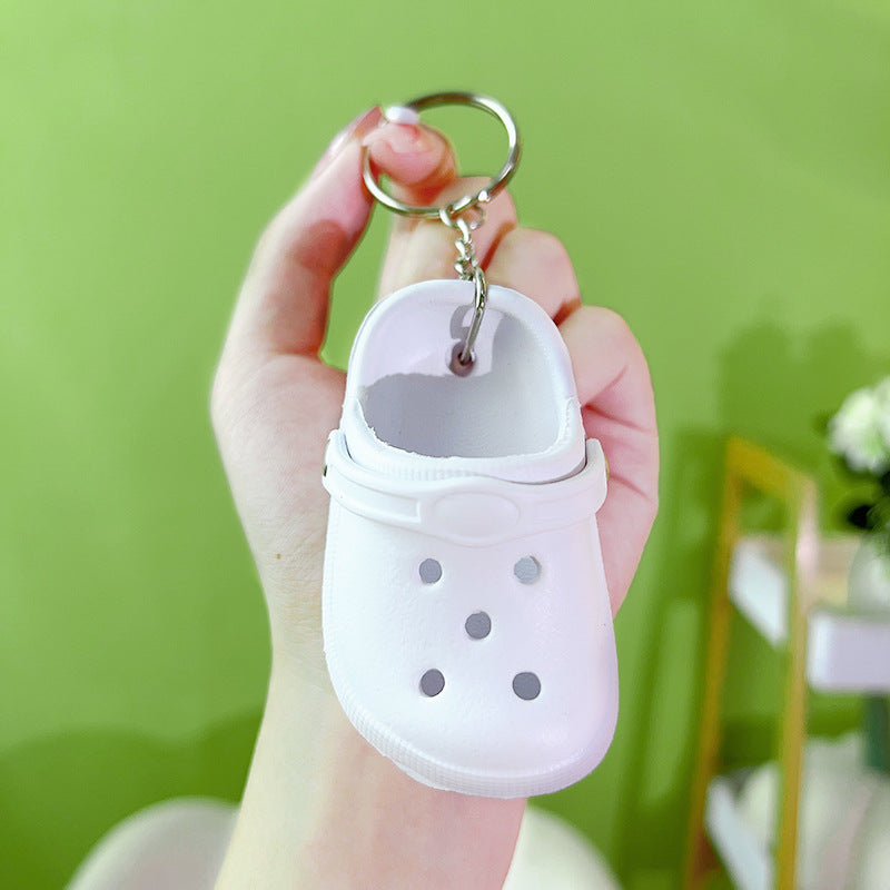 Wholesale Mini Hole Shoes PVC Keychain